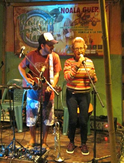 Performing Mariposa Negra at L’Invito, Papantla